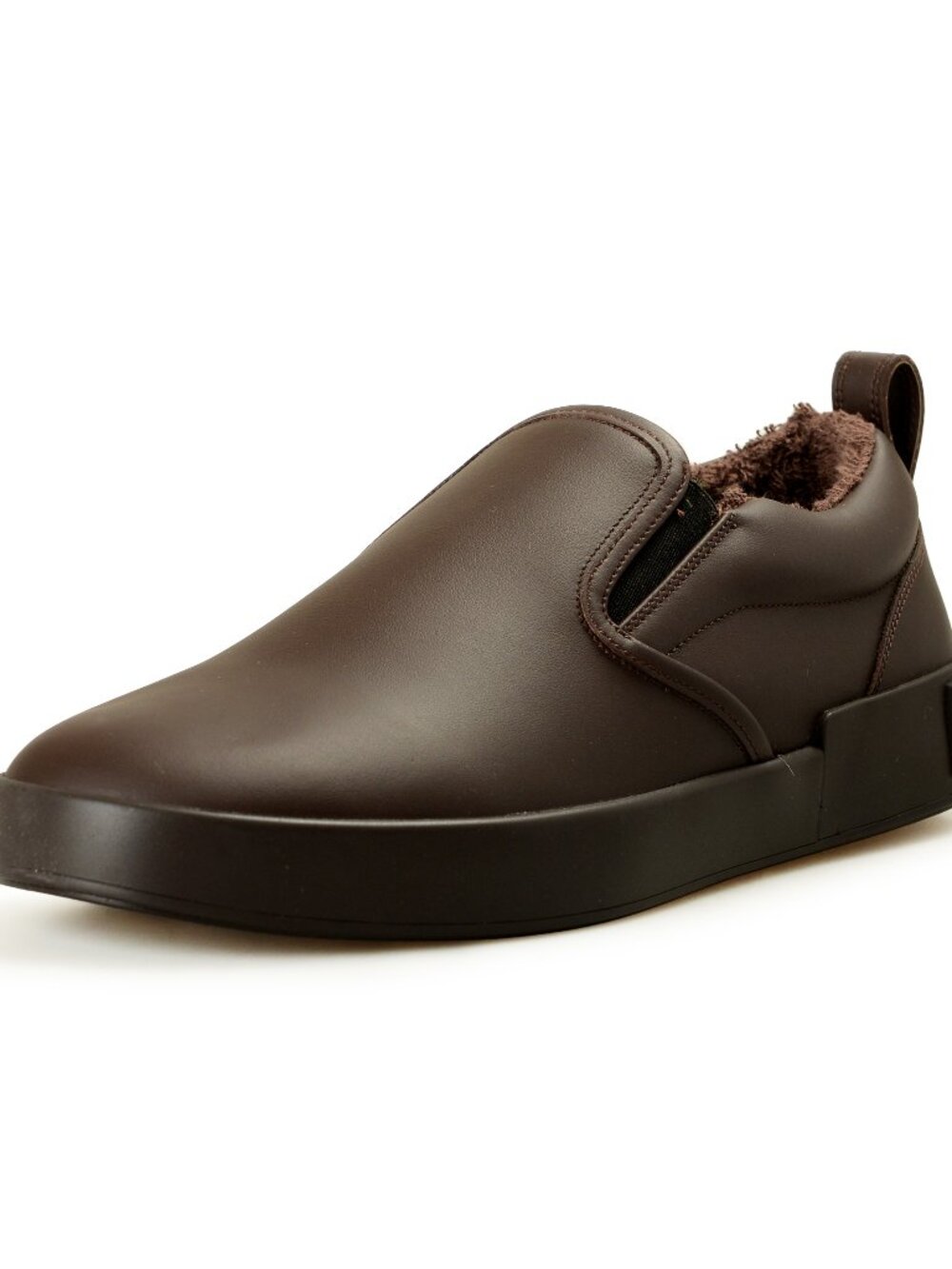 Dolce & Gabbana Men's Brown Leather Slip On Loafers Shoes US 11 IT 44